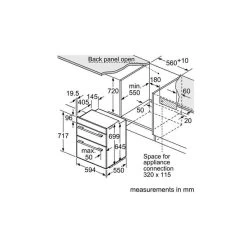 Neff N50 J1ACE2HN0B Built-Under Double Electric Oven - Stainless Steel -Kitchen Sale Shop l n lne26003 2