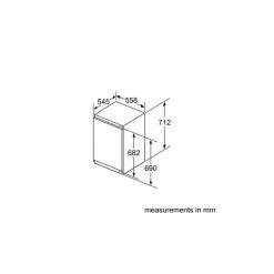 Neff N50 GI1113FE0 Built-In Low Frost Freezer - White -Kitchen Sale Shop l n lne83011 2