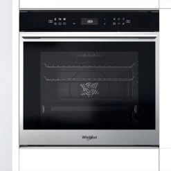 Whirlpool W7 OM4 4BPS1 P BuiIt In Single Pyrolytic Oven - Black & St/Steel -Kitchen Sale Shop l w lwh2108 4