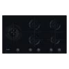 Whirlpool GOWL 958/NB 90cm Gas On Glass Hob - Black -Kitchen Sale Shop l w lwh3716
