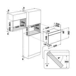 Whirlpool AMW 423/IX BuiIt In Microwave - St/Steel -Kitchen Sale Shop l w lwh7101 5