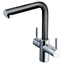 InSinkErator 3N1 L Shape Steaming Hot Kitchen Tap (Tap Only) - Anthracite - 44837AN -Kitchen Sale Shop lis205
