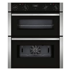 Neff N50 J1ACE2HN0B Built-Under Double Electric Oven - Stainless Steel