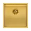 Reginox Miami 1 Bowl Integrated Sink - Gold - MIAMI 40X40 GOLD