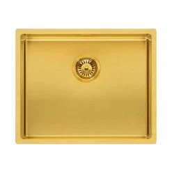 Reginox Miami 1 Bowl Integrated Sink - Gold - MIAMI 50X40 GOLD