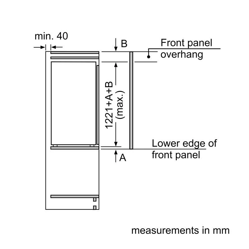 Neff N30 KI1411SE0 Built In Larder Fridge - White 9 Neff N30 KI1411SE0 Built In Larder Fridge - White - Image 7