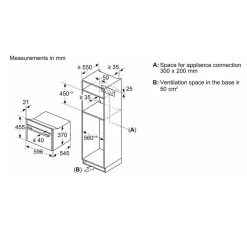 Neff N70 C24GR3XG1B Built In Compact Microwave And Grill - Black With Graphite Grey Trim -Kitchen Sale Shop n e neff n70 c24gr3xg1b microwave and grill dimensions