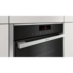 Neff N90 B58VT68H0B Built In Single Slide & Hide Pyrolytic Oven With VarioSteam & Home Connect - Stainless Steel -Kitchen Sale Shop n e neff n90 b58vt68h0b slide and hide pyrolytic oven front