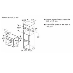 Neff N90 C24MS31G0B Bulit In Compact Electric Oven & Microwave With Home Connect - Black With Graphite Grey Trim -Kitchen Sale Shop n e neff n90 c24ms31g0b compact oven and microwave dimensions
