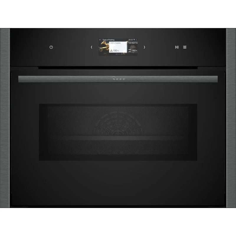 Neff N90 C24MS71G0B Bulit In Compact Pyrolytic Oven & Microwave With Home Connect - Black With Graphite Grey Trim 3 Neff N90 C24MS71G0B Bulit In Compact Pyrolytic Oven & Microwave With Home Connect - Black With Graphite Grey Trim