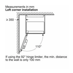 Neff N90 CL4TT11G0 2.4L Built In Coffee Machine With Home Connect - Black With Graphite Grey Trim -Kitchen Sale Shop n e neff n90 cl4tt11g0 2.4l built in coffee machine dimensions2