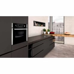 Neff N50 C1AMG84N0B Built-In Compact Combi Microwave & Oven - Stainless Steel -Kitchen Sale Shop n e neff c1amg84n0b 3
