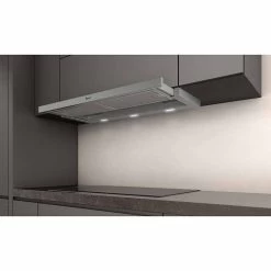 Neff N50 D49ED22N1B 90cm Telescopic Cooker Hood - Metallic Silver -Kitchen Sale Shop n e neff d49ed22n1b 2
