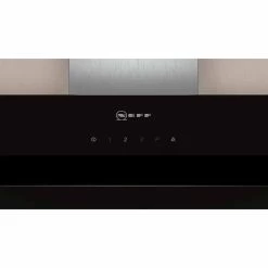 Neff N50 D95IHM1S0B 90cm Angled Glass Chimney Cooker Hood - Black - D95IHM1S0B -Kitchen Sale Shop n e neff d95ihm1s0b 1