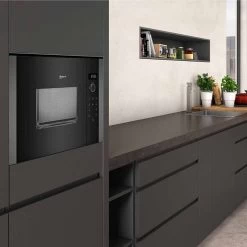 Neff N50 HLAWD23G0B Built-In Microwave - Graphite Grey -Kitchen Sale Shop n e neff hlawd23g0b 3