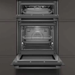 Neff N50 U1ACE2HG0B Built-In Double Electric Oven - Graphite Grey - U1ACE2HG0B -Kitchen Sale Shop n e neff u1ace2hg0b 2