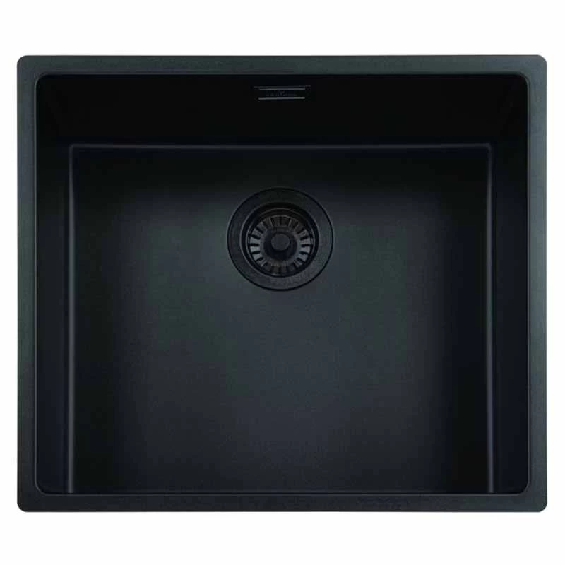 Reginox New York 1 Bowl Integrated Sink - Jet Black - NEW YORK 50X40 JB 5 Reginox New York 1 Bowl Integrated Sink - Jet Black - NEW YORK 50X40 JB - Image 3