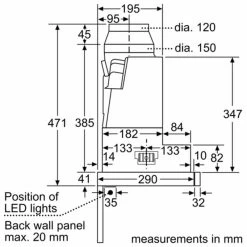 Neff N90 D49PU54X1B 90cm Telescopic Cooker Hood - Stainless Steel -Kitchen Sale Shop neff d49pu54x1b 3