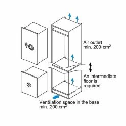 Neff N50 GI1113FE0 Built-In Low Frost Freezer - White -Kitchen Sale Shop neff n50gi1113fe0 ventilation flow chart