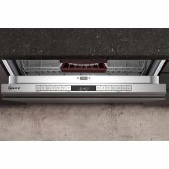 Neff N50 S155HVX15G Built-In F/I 60cm 13 Place Standard Dishwasher With Home Connect - White 17 Neff N50 S155HVX15G Built-In F/I 60cm 13 Place Standard Dishwasher With Home Connect - White -Kitchen Sale Shop neff n50s155hvx15g controls panel open top view