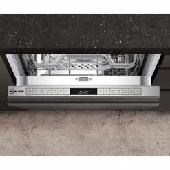 Neff N50 S875HKX20G Built-In F/I 9 Place Slimline Dishwasher With Home Connect - White 17 Neff N50 S875HKX20G Built-In F/I 9 Place Slimline Dishwasher With Home Connect - White -Kitchen Sale Shop neff n50s875hkx20g digital display and controls panel top view