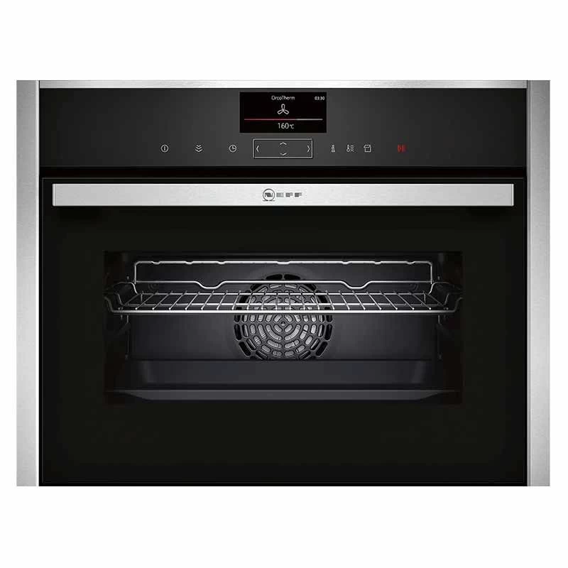 Neff N90 C17FS32H0B Built-In Compact Electric Oven With Full Steam & Home Connect 3 Neff N90 C17FS32H0B Built-In Compact Electric Oven With Full Steam & Home Connect