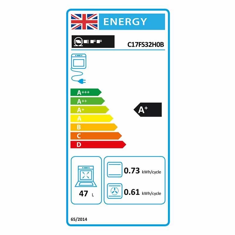 Neff N90 C17FS32H0B Built-In Compact Electric Oven With Full Steam & Home Connect 8 Neff N90 C17FS32H0B Built-In Compact Electric Oven With Full Steam & Home Connect - Image 6