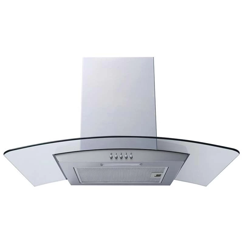 Prima 70cm Stainless Steel Curved Glass Chimney Hood - PRCGH010 4 Prima 70cm Stainless Steel Curved Glass Chimney Hood - PRCGH010 - Image 2