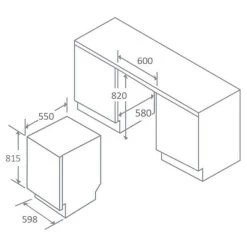 Prima F/I 12 Place Dishwasher - PRDW210 -Kitchen Sale Shop p r prdw210 1