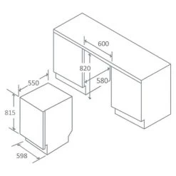 Prima+ F/I 14 Place Dishwasher - PRDW214 9 Prima+ F/I 14 Place Dishwasher - PRDW214 -Kitchen Sale Shop p r prdw214 1
