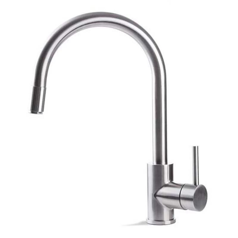 Prima+ Tiber Swivel Single Lever Mixer Tap With Pull Out Spray - Stainless Steel - BPR551 3 Prima+ Tiber Swivel Single Lever Mixer Tap With Pull Out Spray - Stainless Steel - BPR551