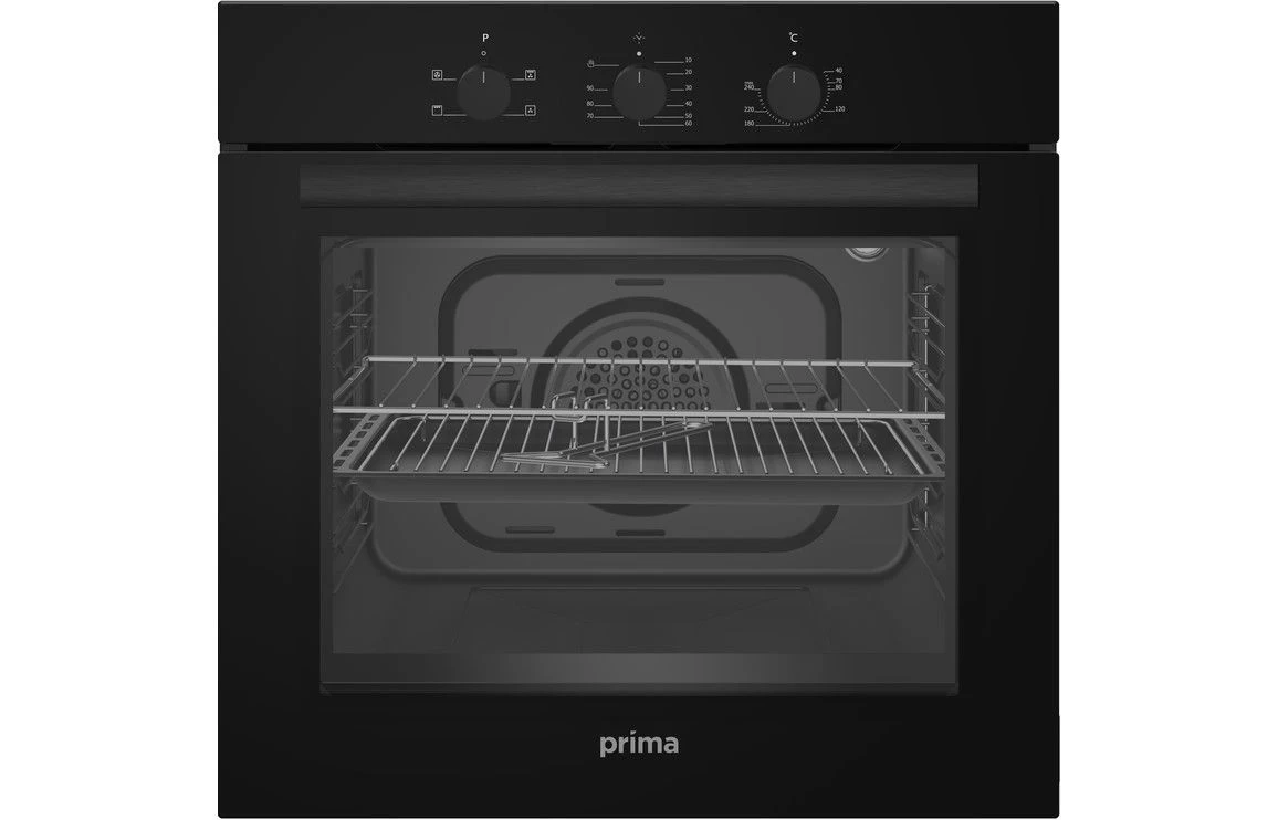 Prima Single Built-In Electric Fan Oven - Black - PRSO105 3 Prima Single Built-In Electric Fan Oven - Black - PRSO105