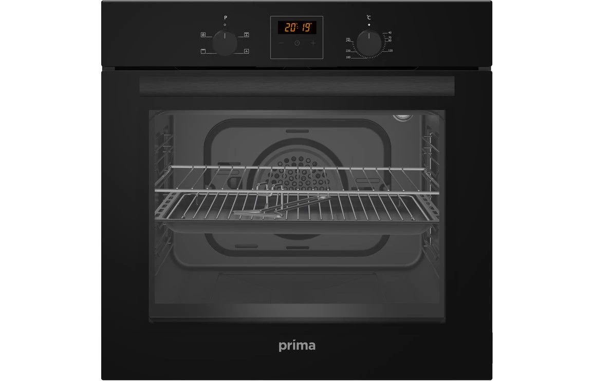 Prima Single Built-In Electric Fan Oven - Black - PRSO107 3 Prima Single Built-In Electric Fan Oven - Black - PRSO107