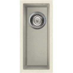 Reginox QUADRA 50 Elleci Granite 1 Bowl Kitchen Sink - Granitek Cream - QUADRA 50 C