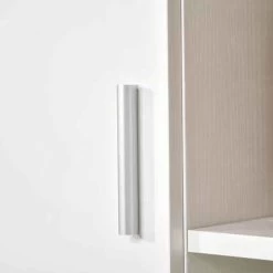 HOMCOM Modern Freestanding Kitchen Cabinet With Shelves - White - 835-696V00WT 20 HOMCOM Modern Freestanding Kitchen Cabinet With Shelves - White - 835-696V00WT -Kitchen Sale Shop r0id4d181f54278b5.jpg