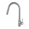 RAK Ceramics Prague One Touch Pull Out Kitchen Sink Mixer - Silver - RAKKIT017
