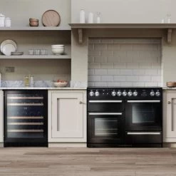 Rangemaster 60CM Dual Zone Wine Cooler - Black - RDZ6046BL/ -Kitchen Sale Shop r d rdz6046bl 6