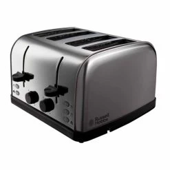 Russell Hobbs Futura 4 Slice Toaster - Stainless Steel - 18790