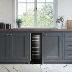 Rangemaster 30CM Dual Zone Wine Cooler - Black - RWC3018BL/ -Kitchen Sale Shop r w rwc3018bl 5