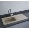 RAK Ceramics Dream 2 Slim Single Bowl Kitchen Sink - Matt Cappuccino - OC201NTSL514A -Kitchen Sale Shop rak oc201ntsl514a 1