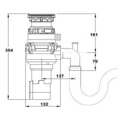 Reginox Waste Disposal Unit 0.50 HP - RD 50