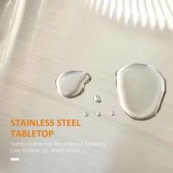 HOMCOM Wooden Freestanding Kitchen Island On Wheels - White - 801-055V01WT 18 HOMCOM Wooden Freestanding Kitchen Island On Wheels - White - 801-055V01WT -Kitchen Sale Shop s2j88c182d2b3ecf7.jpg