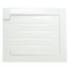 RAK Ceramics Grooved Ceramic Sink Drainer - Alpine White - SINKDRGR