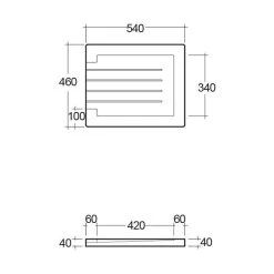 RAK Ceramics Grooved Ceramic Sink Drainer - Alpine White - SINKDRGR 7 RAK Ceramics Grooved Ceramic Sink Drainer - Alpine White - SINKDRGR -Kitchen Sale Shop s i sinkdrgr 2