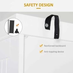 HOMCOM Traditional Freestanding Kitchen Unit - White - 835-042V01WT -Kitchen Sale Shop sjyb10181cd9b322a.jpg