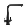 Rangemaster Conical Dual Lever Monobloc Kitchen Tap - Matt Black - TCO1MB/ -Kitchen Sale Shop t c tco1mb
