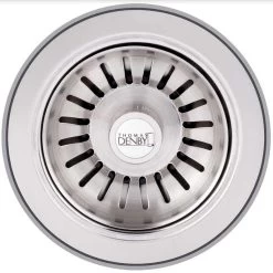 Thomas Denby 1 Bowl Kitchen Sink Deluxe Waste - Brushed Steel - TD1WBS