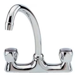 Leisure Aquanomic Deck Kitchen Mixer Tap Chrome - TDM1CM/-AN