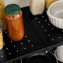 HOMCOM 3 Tier Storage Trolley - 345mm - Black - 850-241V00BK -Kitchen Sale Shop th03d6188fc82f040.jpg