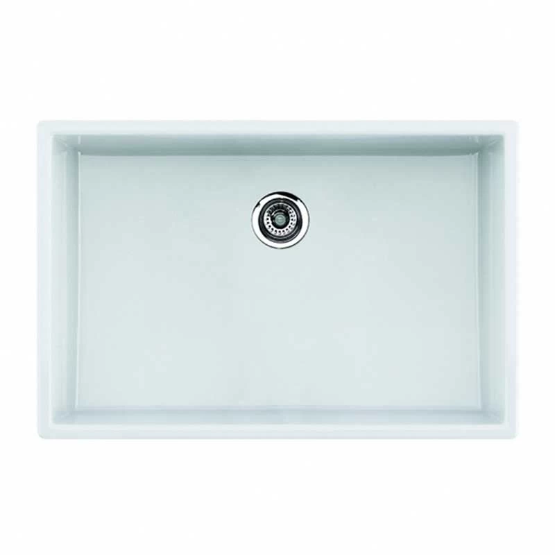 Thomas Denby Legacy 1 Bowl Ceramic Kitchen Sink - White - LEG600 4 Thomas Denby Legacy 1 Bowl Ceramic Kitchen Sink - White - LEG600 - Image 2